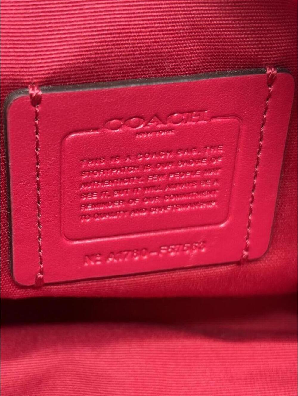 Coach Kelsey Hot Pink Leather Satchel & Shoulder Bag Crossbody Purse - Picture 4 of 8